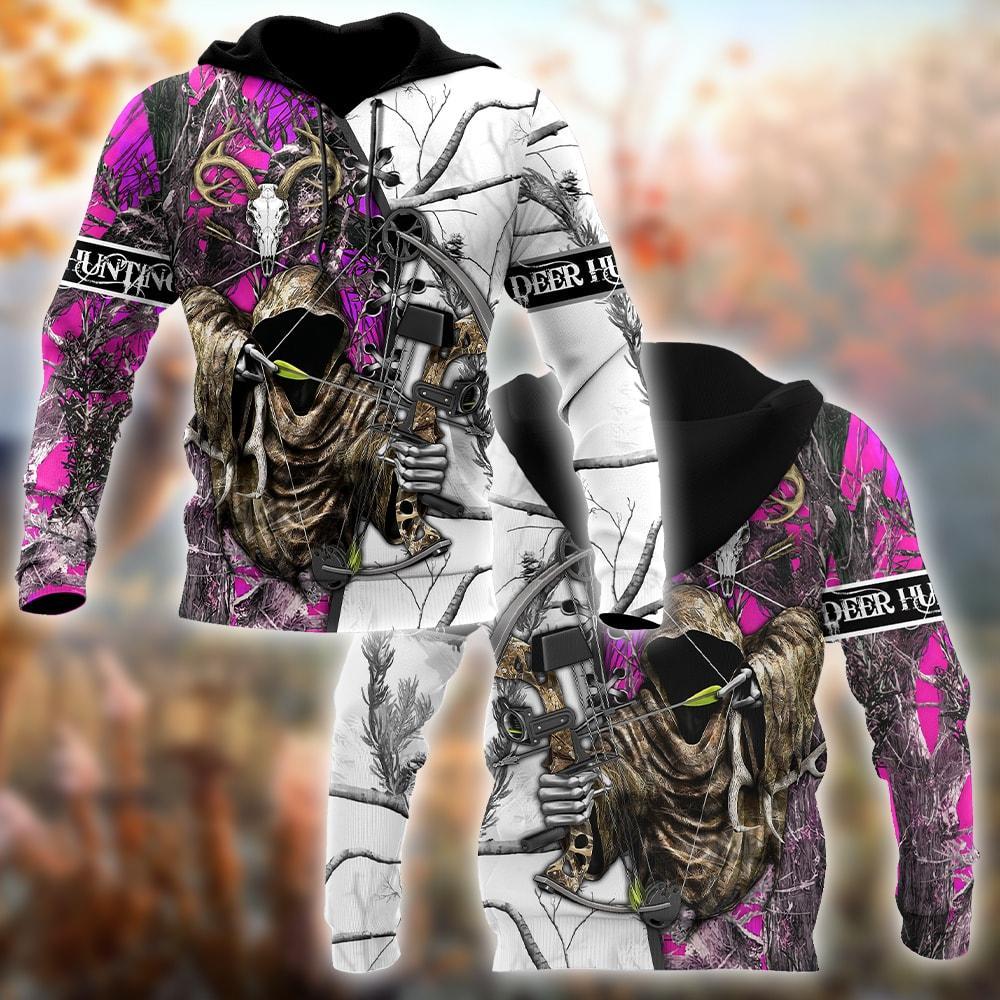 Hunting Gifts Deer Hunting Gifts Deer Hunting US Unisex Size Hoodie