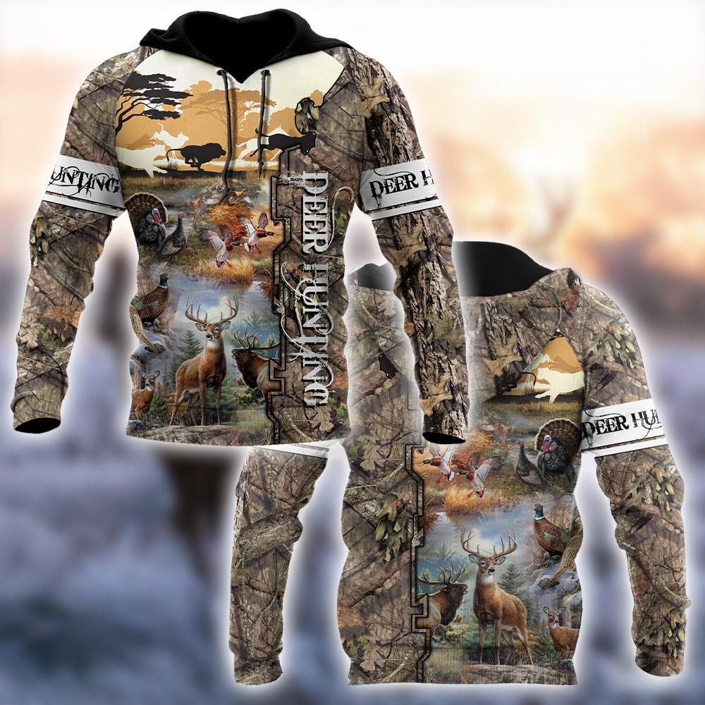 Hunting Gifts Deer Hunting Gifts Deer Hunting US Unisex Size Hoodie