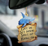 Shark Get In Shark Lover Two Sided Ornament Christmas Gift Godmerch