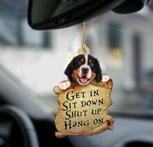 Bernese Mountain Dog Get In Dog Moms Two Sided Ornament Christmas Gift Godmerch