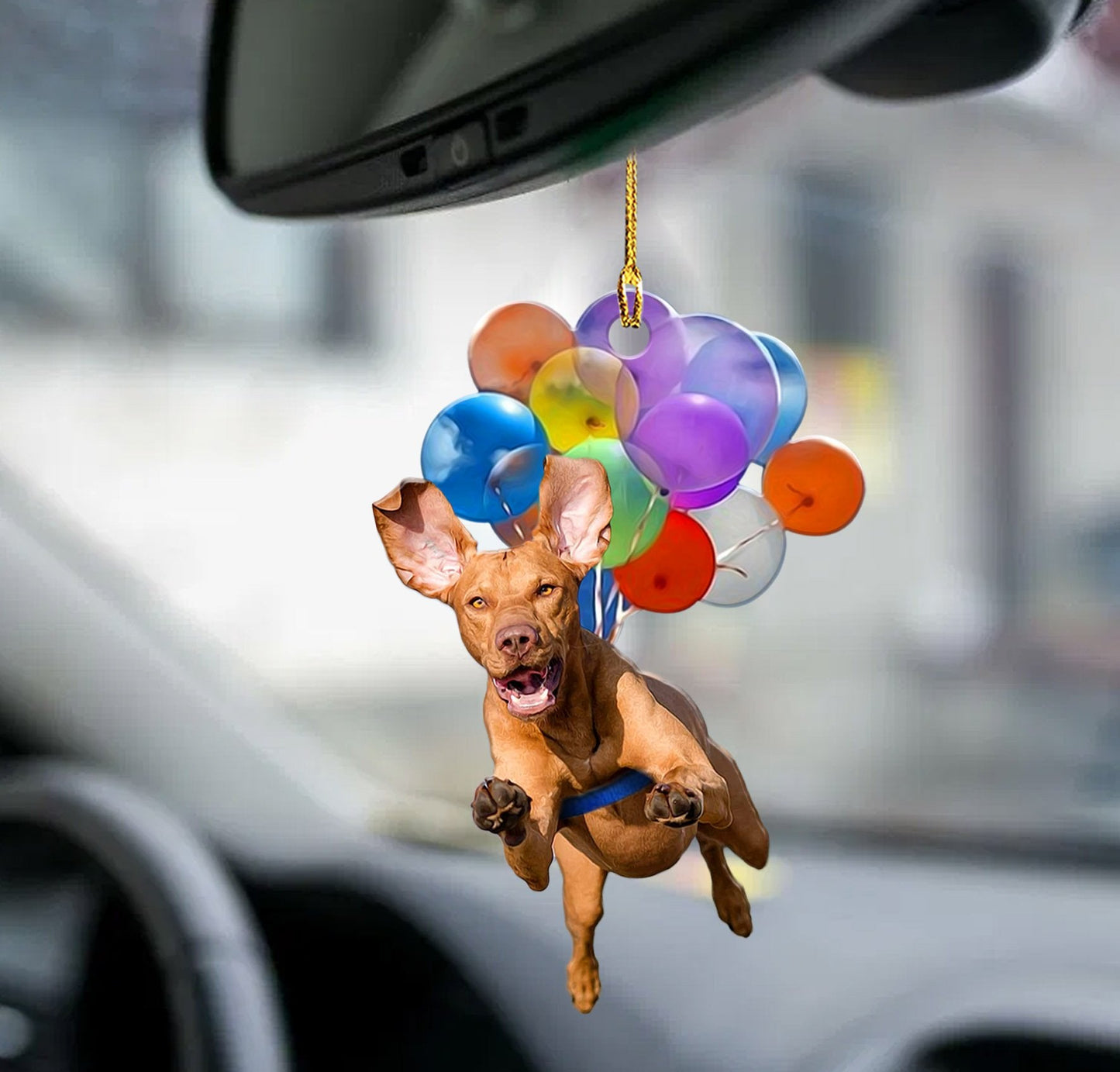Vizsla Fly With Bubbles Dog Hanging Ornament Dog Ornament Godmerch