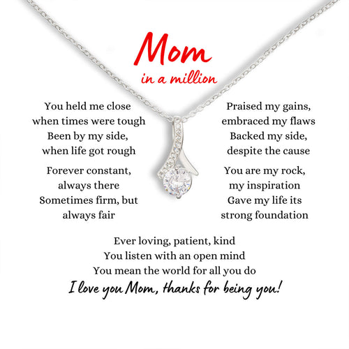 Alluring Necklace for Mom - Mom In A Million, Best Necklace for Mom