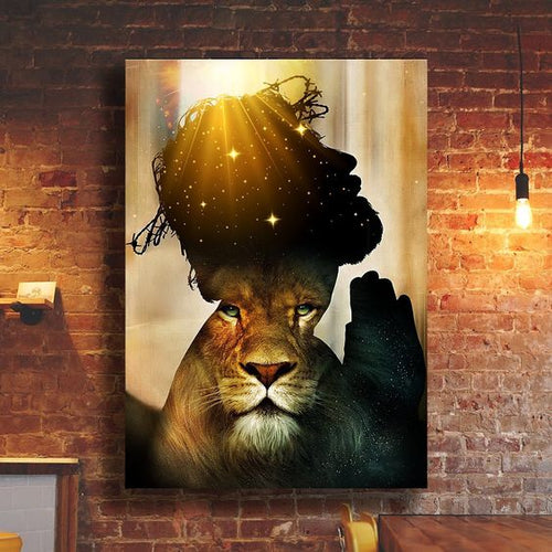 Jesus Lion of Judah - Matte Canvas