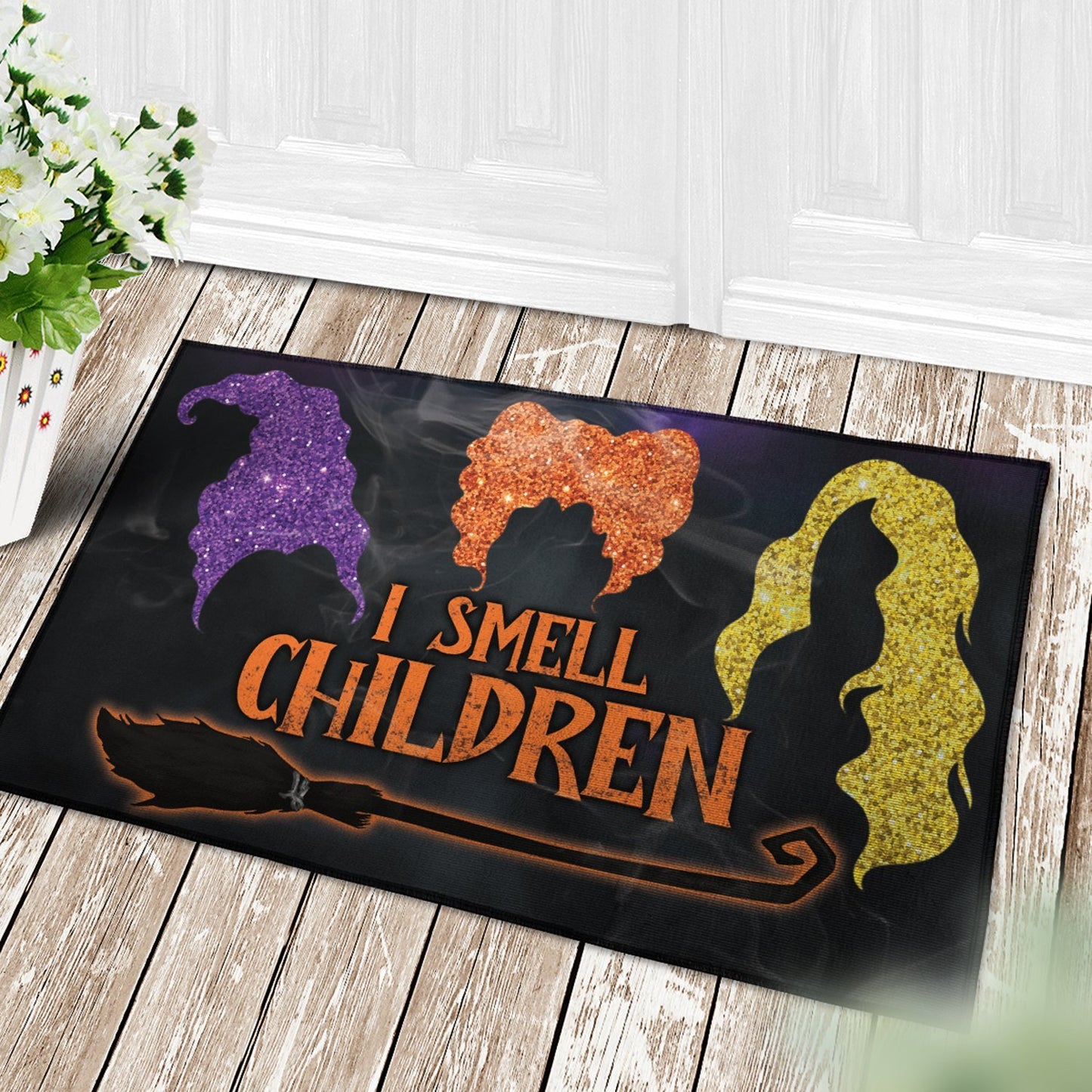 I SMELL CHILDREN HOCUS POCUS DOORMAT