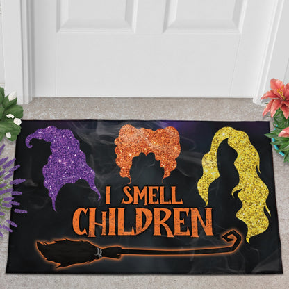 I SMELL CHILDREN HOCUS POCUS DOORMAT
