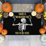 FUNNY SKELETON DOORMAT