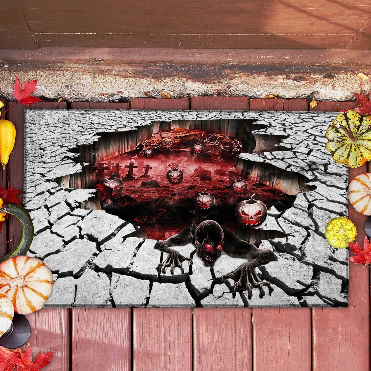DEVIL FROM HELL 3D DOORMAT