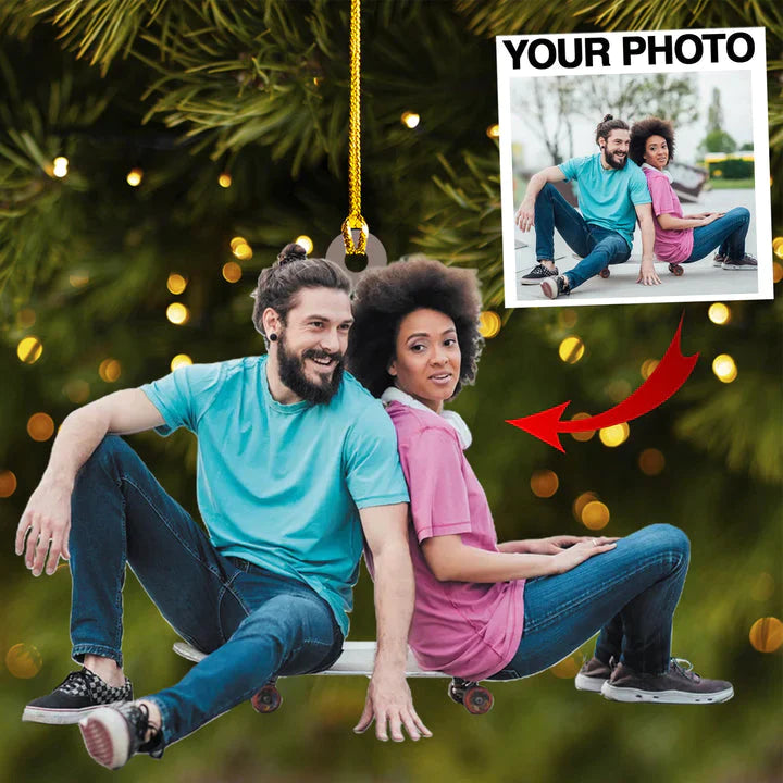 Flat Custom Photo Friend No More Than Friendship Ornament - 2D Effect ADA