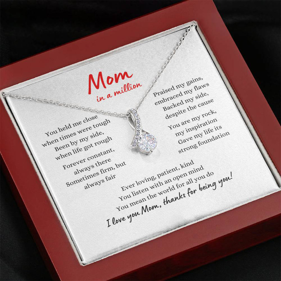 Alluring Necklace for Mom - Mom In A Million, Best Necklace for Mom