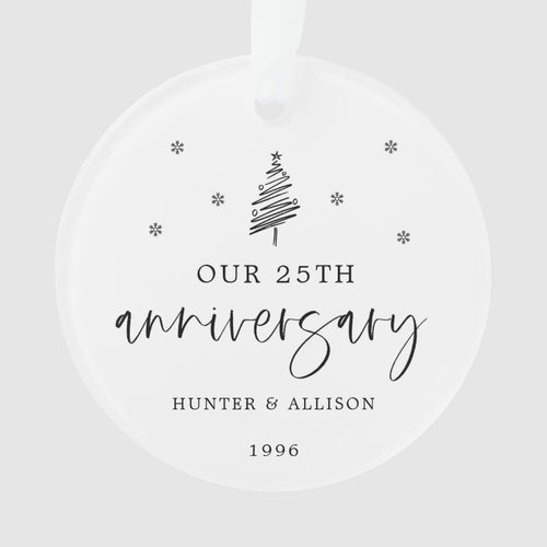 25Th Anniversary Ornament