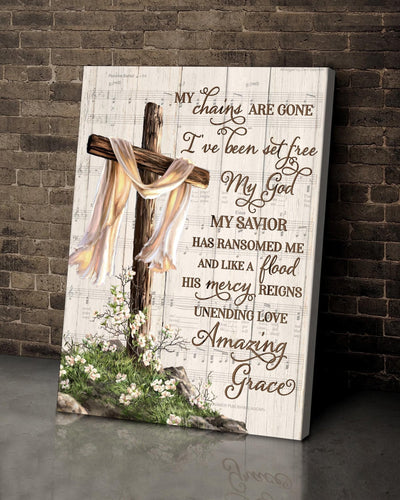 I've Been Set Free My God - Matte Canvas, Gift for you, gift for her, gift for him, christian gift, unique religious gift