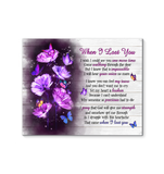 When I Lost You Butterfly Wall Art Canvas