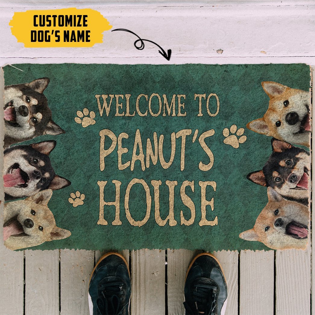 3D Shiba Welcome You Doormat