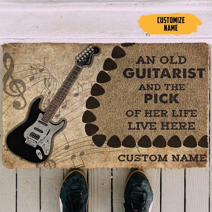 3D Electric Guitars An Old Guitarist Custom Doormat