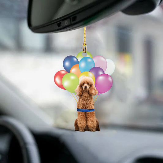 Poodle Fly With Bubbles Dog Hanging Ornament Dog Ornament Godmerch