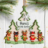 Grandma and Grandkids Christmas Ornament