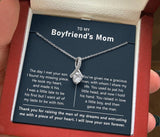 To My Boyfriend's Mom Necklace - Thank You For Raising The Man Of My Dreams - Alluring Beauty Necklace