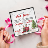 Friends Best Christmas Gift Is Me - Personalized Alluring Beauty Necklace - Gift for Friends 336C - TGV