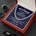To My Boyfriend Necklace - You are my best friend, my soulmate, my everything Cuban Link Chain Necklace XL007I - TGV