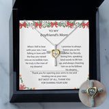 To My Boyfriend's Mom - Thank You For Sharing Your Son Alluring Beauty Necklace Personalized - TGV