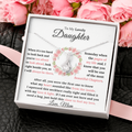 To My Lovely Daughter - My Heart Sounded Like From The Inside - Alluring Necklace - TGV