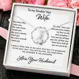 To My Wife Soulmate Girlfriend Necklace Gift - Forever I Love You - Custom Love Knot Necklace, Alluring Beauty, Valentine Gift 003F - TGV