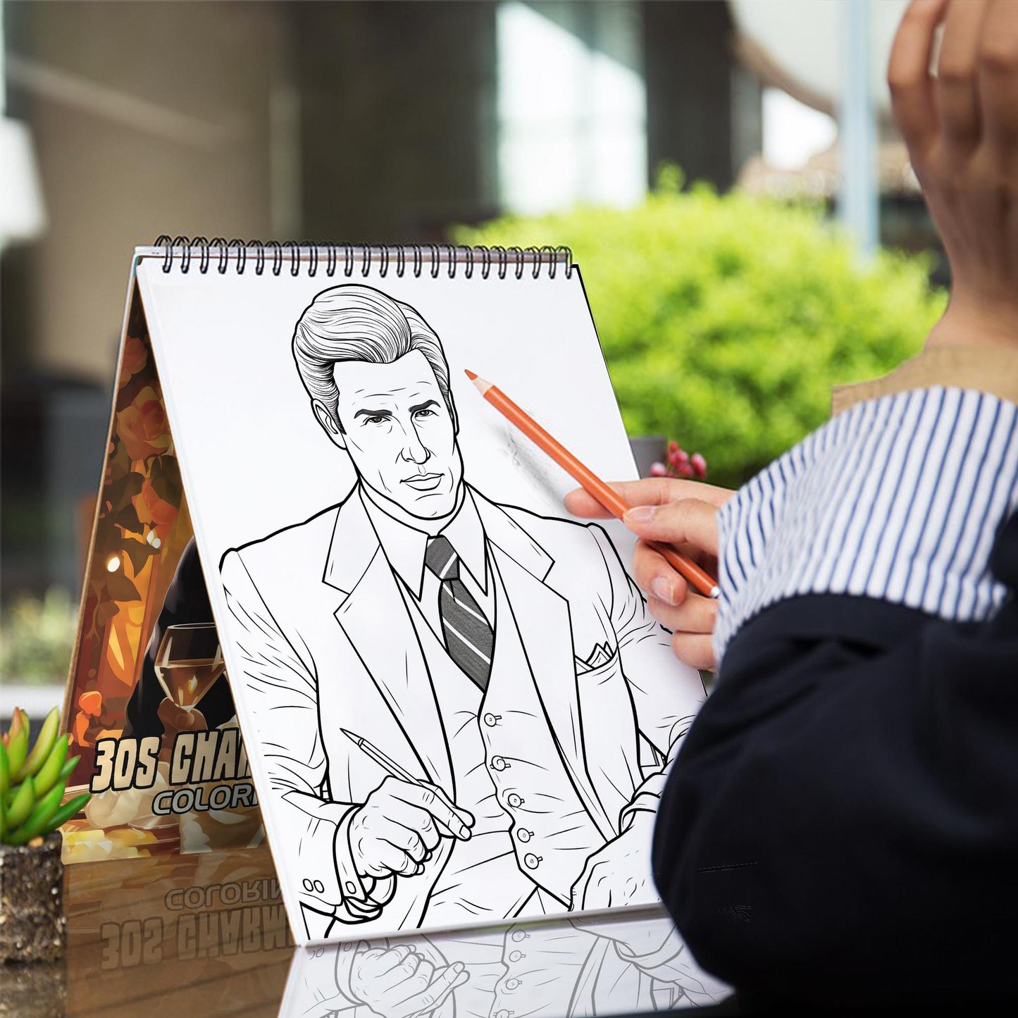 30s Charmer Gatsby Spiral Bound Coloring Book: 30 Enchanting Coloring Pages, Unleashing Your Creativity in the World of Charmer Gatsby