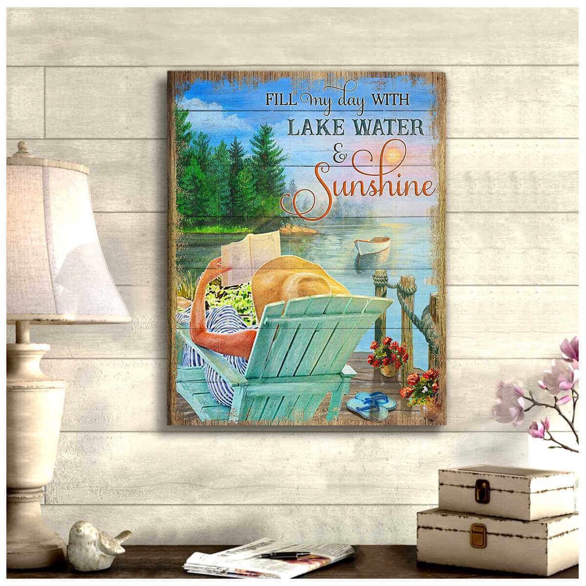 Lake Water Wall Art Decor