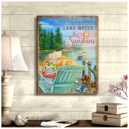 Lake Water Wall Art Decor