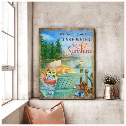 Lake Water Wall Art Decor