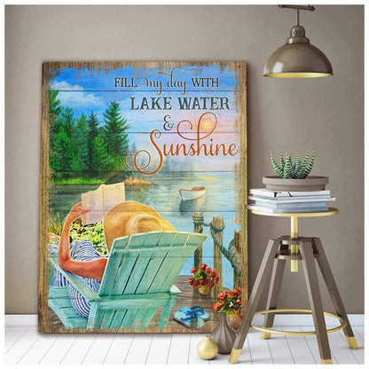 Lake Water Wall Art Decor