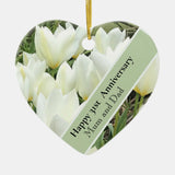 31St Wedding Anniversary Editable  Ceramic Ornament