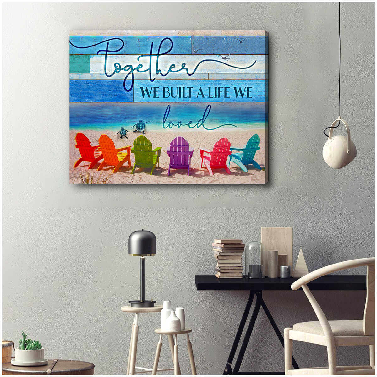 Together We Built A Life We Loved Canvas Wall Art