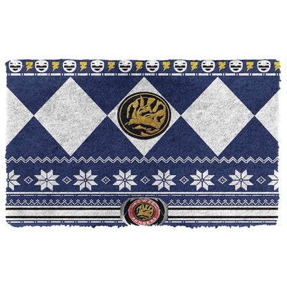 3D Power Ranger Ugly Blue Doormat