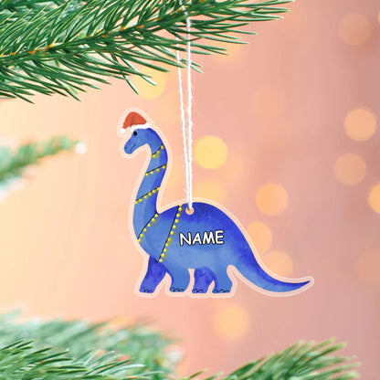 Personalized Dinosaur Ornament Christmas