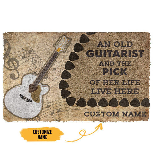 3D Twelve-string Guitars An Old Guitarist Custom Doormat