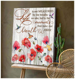 Life is not Measured - Hummingbird Premium Wall Art Canvas