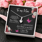 To My Mom Necklace Thank You For The Love And Support Alluring Beauty Necklace XL346A