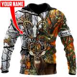 Hunting Gifts Deer Hunting Gifts Deer Hunting All Over Printed Personalized US Unisex Size Hoodie