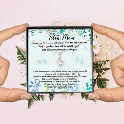 StepMom Necklace Thank you for being a role model from the day I met you Alluring Beauty Necklace XL045H