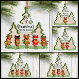 Grandma and Grandkids Christmas Ornament