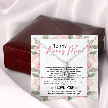 To My Bonus Mom Necklace I love you Alluring Beauty Necklace XL045J