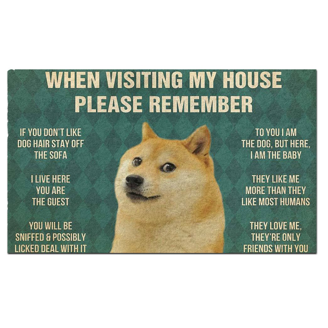 Doges's Rules Doormat