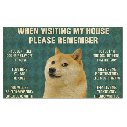 Doges's Rules Doormat
