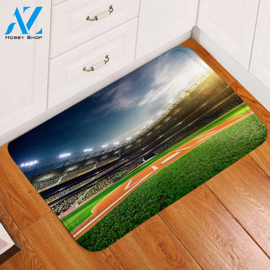 3D Baseball Field Door Mat