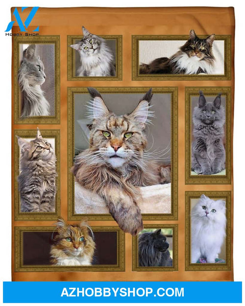 3D Cats Fleece Blanket