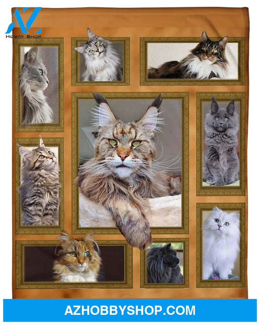 3D Cats Fleece Blanket