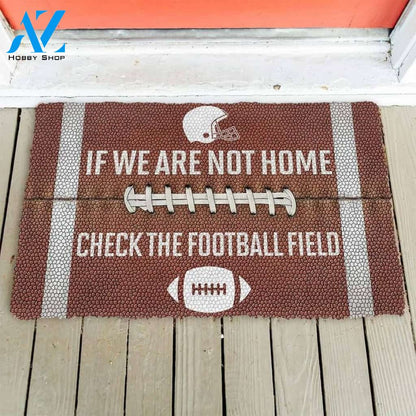 3D Check The Football Field Funny Doormat, Gift For Football Lovers, Gift For Friend Family, Birthday Gift Decor Warm House Gift Welcome Mat