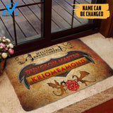 3D D&D Dungeon Master Custom Name Doormat | Welcome Mat | House Warming Gift