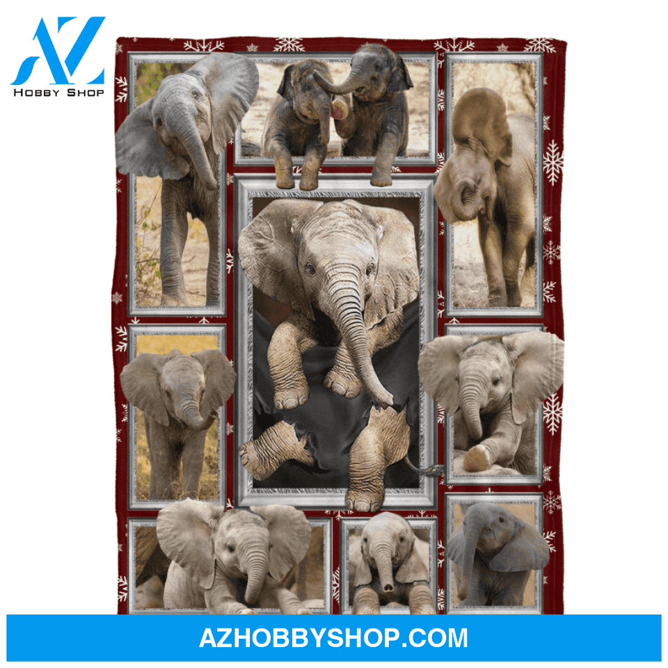 3D Funny Cute Elephant Blanket Gift For Elephant Lovers Birthday Gift Home Decor Bedding Couch Sofa Soft and Comfy Cozy